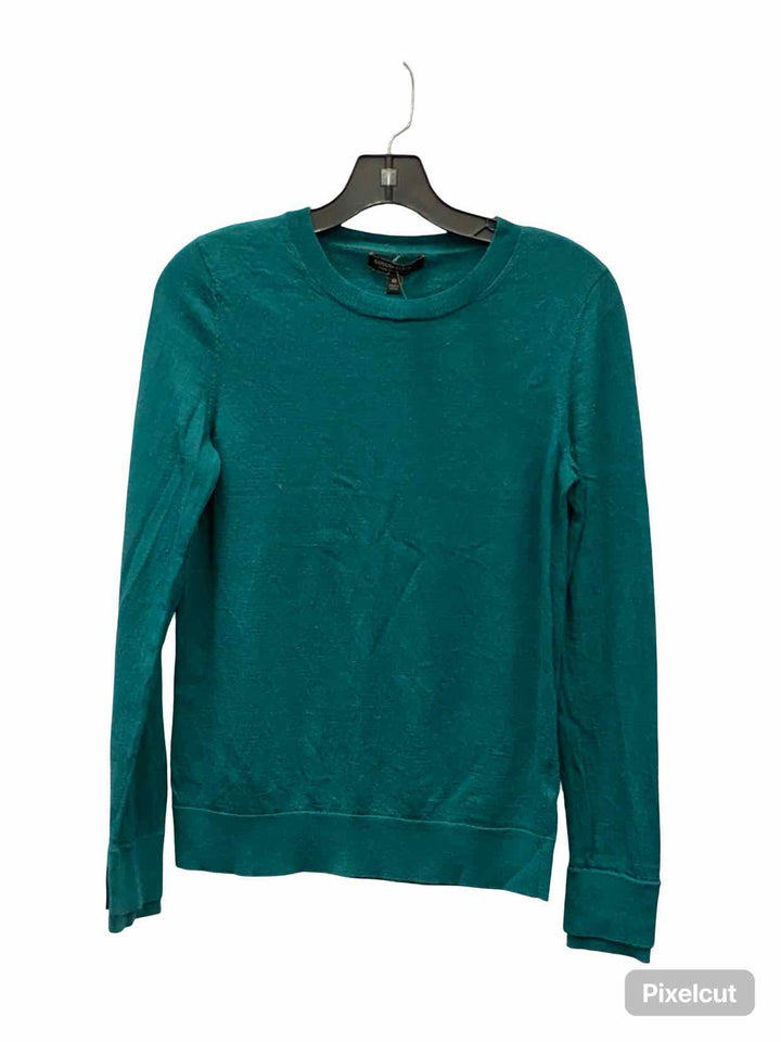 Banana Republic Size M Green Merino Wool Long Sleeve Shirts