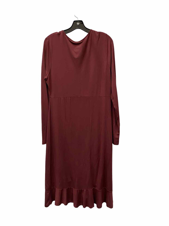 Adventura Size L Maroon Dress