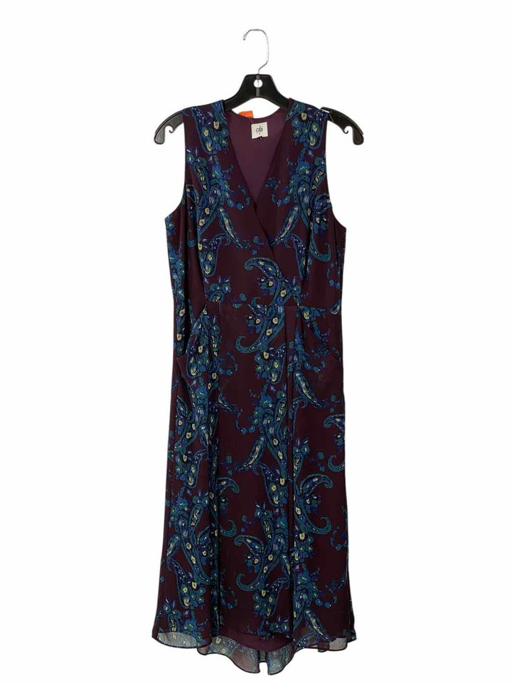 Cabi Size 8 Purple Blue Dress