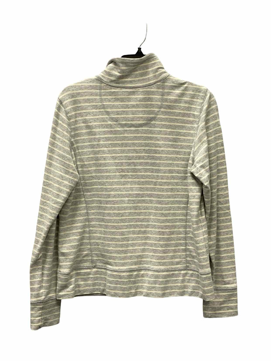 LL Bean Size S Gray Striped Jacket (Outdoor)