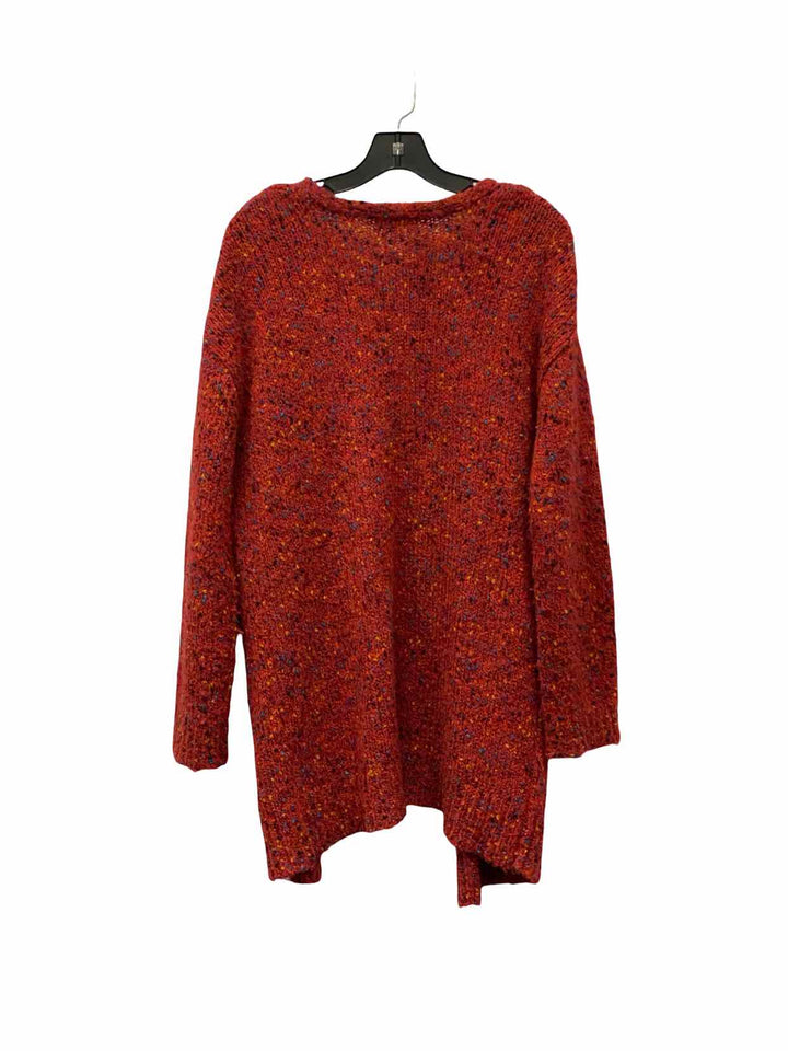 Margeaux & Ellie Size S Red Speckled Sweater