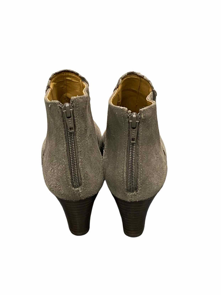 Jack Rogers Shoe Size 8.5 Grey Suede Wedge Boots(Ankle)