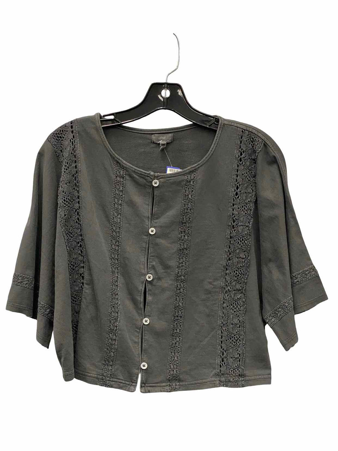 Aerie Size S Black 100% cotton Short Sleeve Shirts