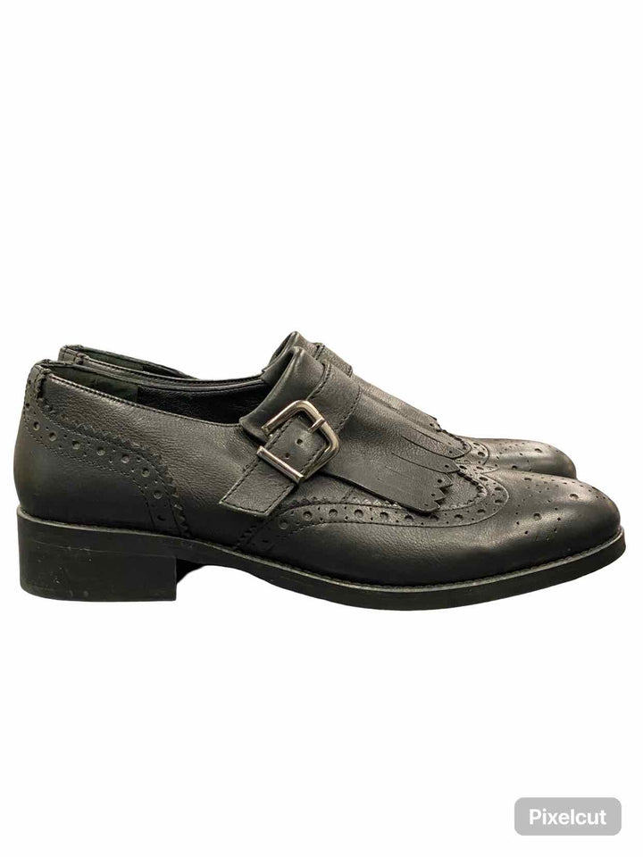Dune London Shoe Size 41 Black Leather Gospel Loafers