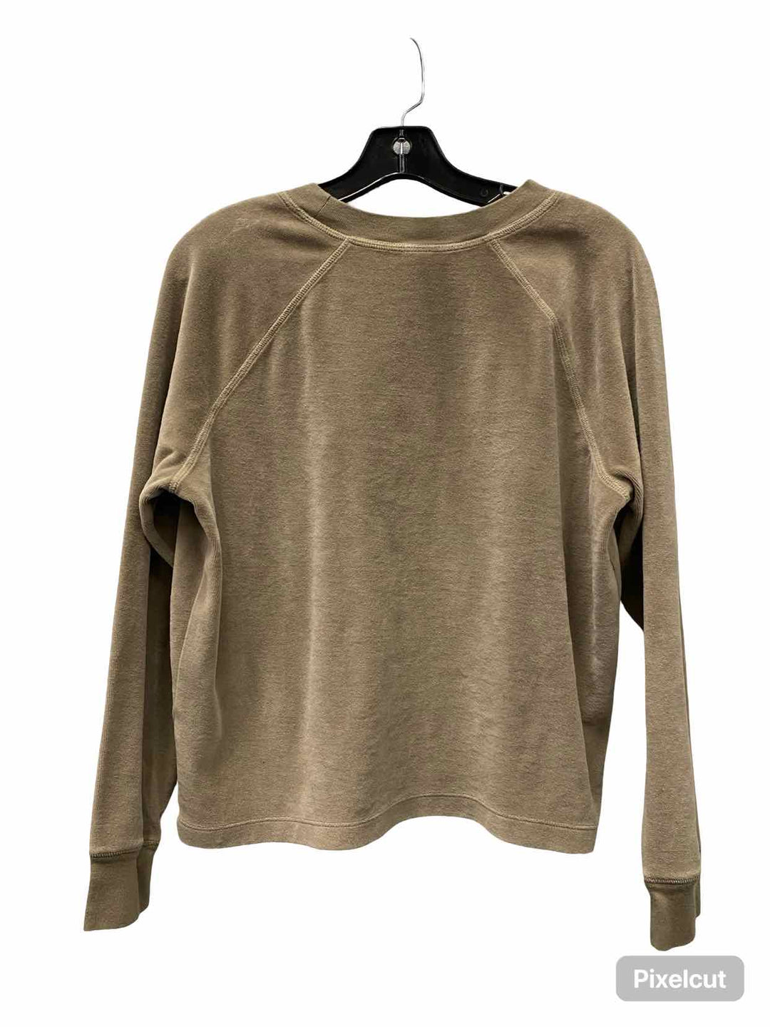Melrose and Market Size XS Green Velour Long Sleeve Shirts