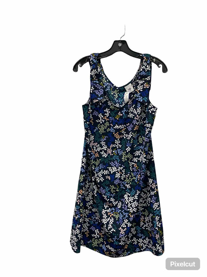 Cabi Size M Blue Leaves Dress