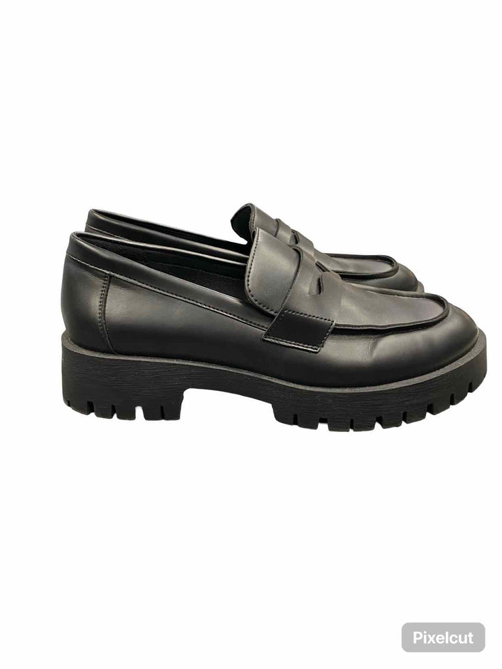 Steve Madden Shoe Size 8 Black Lug Loafers