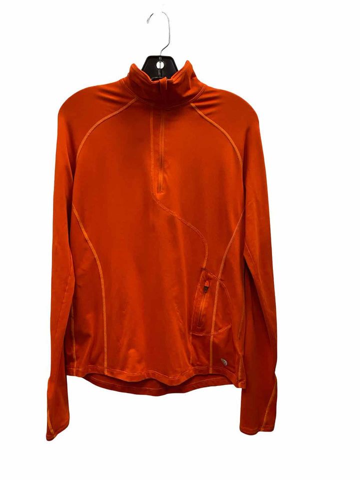 Mountain Hard Wear Size M Orange Athletic Long Sleeve