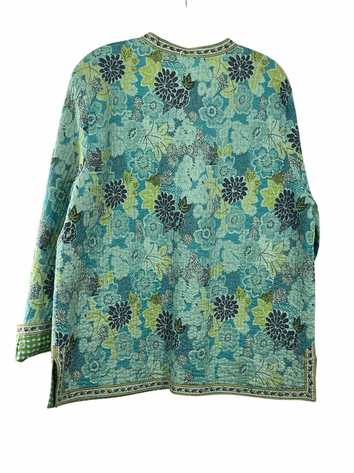 Unknown Brand Size L Blue Green Jacket