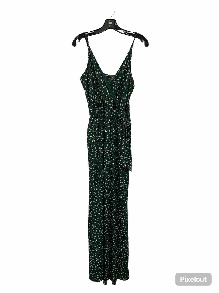 Kaileigh Size M Green White Floral Dress