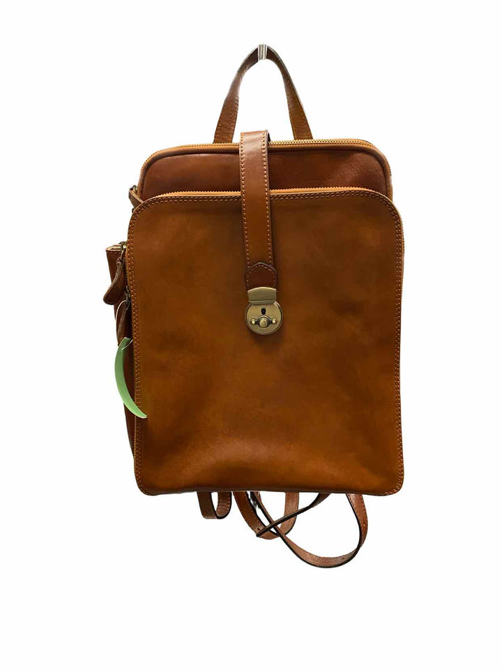 Alma Milano Brown Backpack Purse