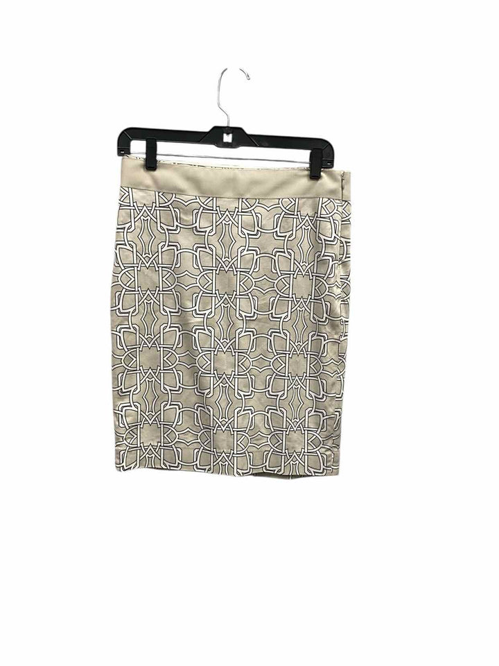 The Limited Size 4 White Print Skirt