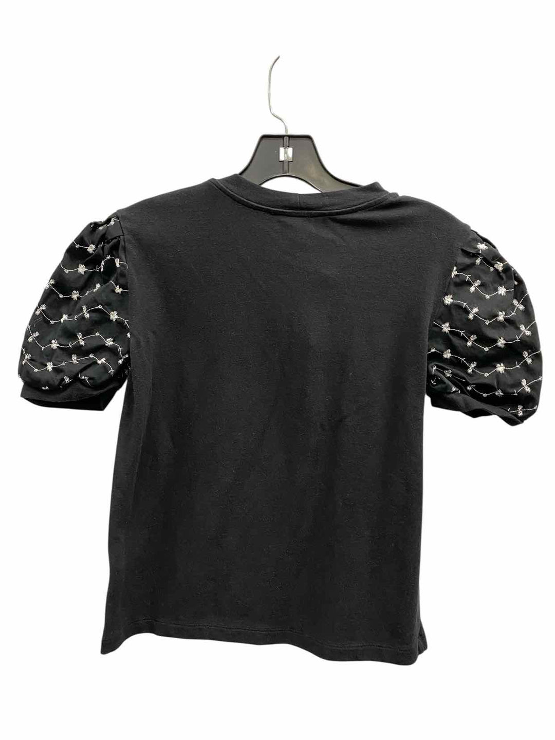 Amour Vert Size S Black Print Short Sleeve Shirts