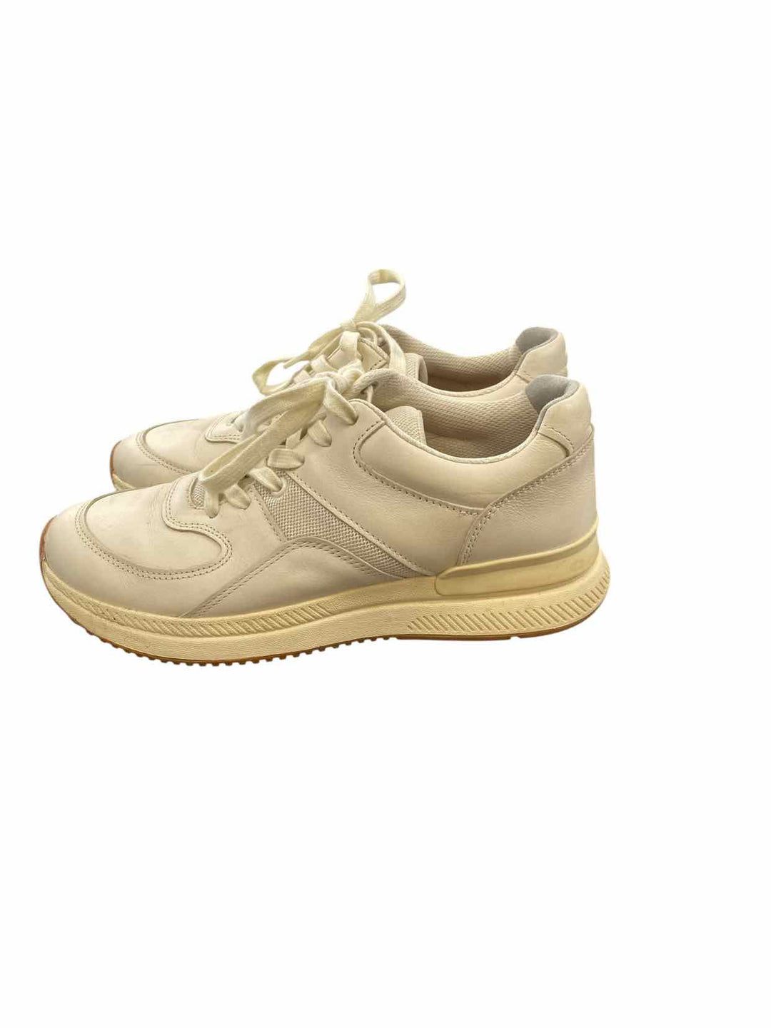 Everlane Shoe Size 8 Cream Leather Sneakers