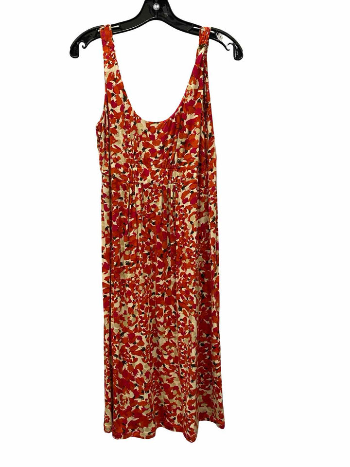 Cabi Size M Red Floral Dress