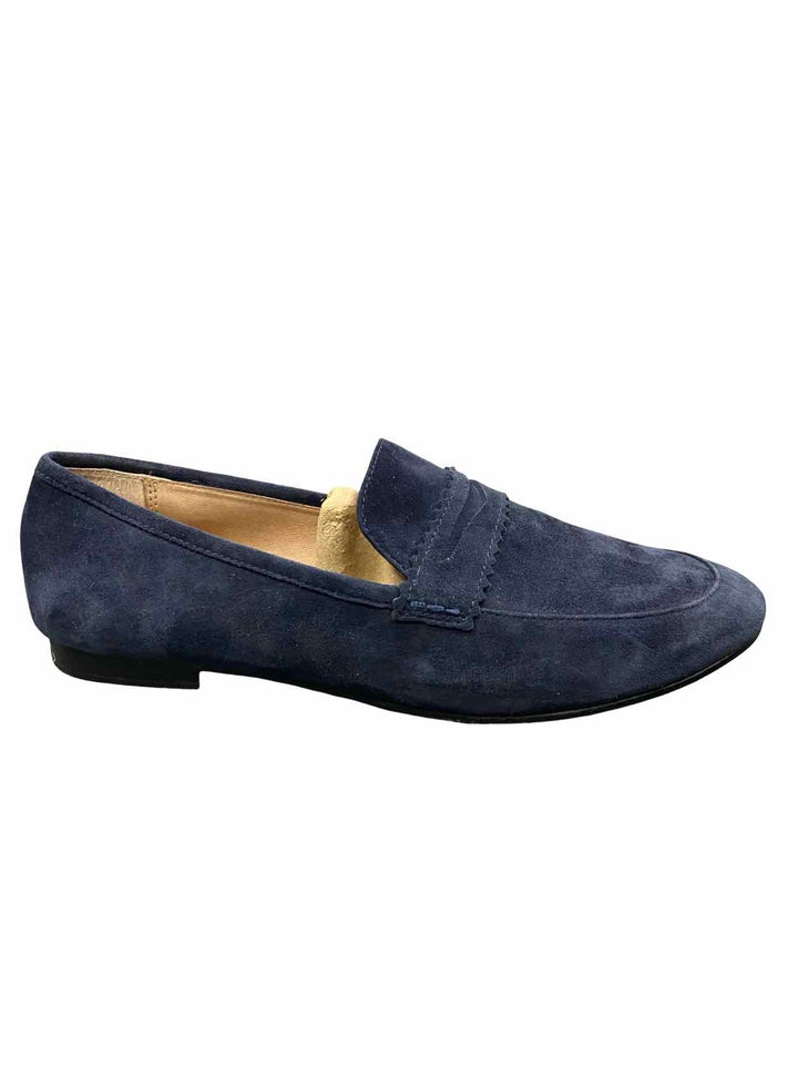 J Jill Shoe Size 8.5 Blue Suede Loafers