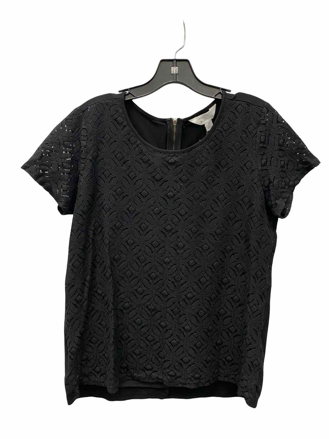 Market & Spruce Size L Black Short Sleeve Shirts