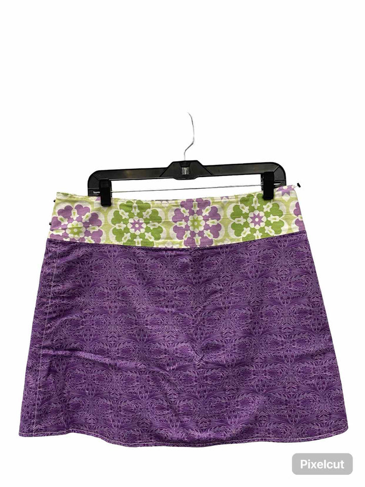 Unknown Brand Size M/L Purple Green Skirt