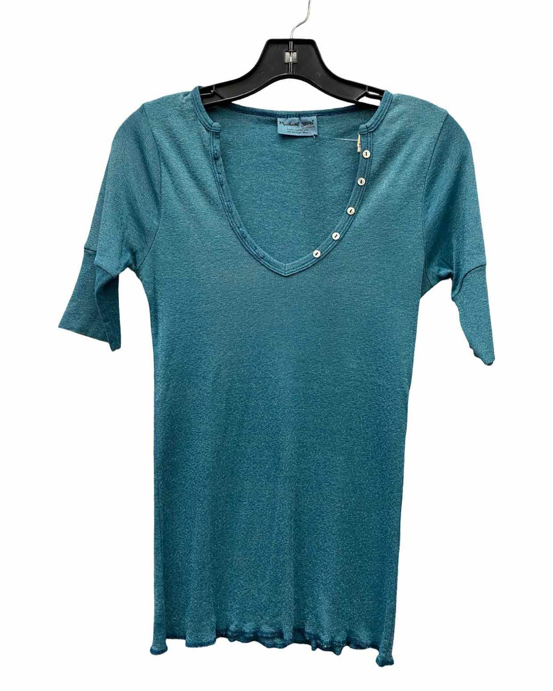 Michael stars Size One Size Teal Short Sleeve Shirts