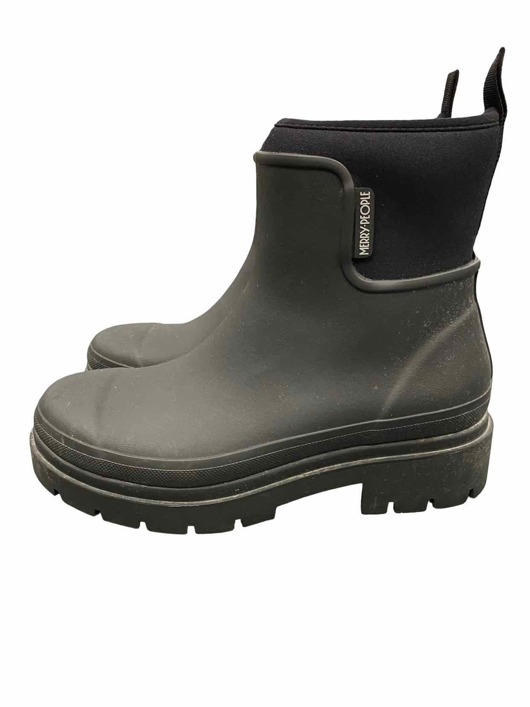 Merry People Shoe Size 40 Black Tully Ankle Rain Boots(Ankle)
