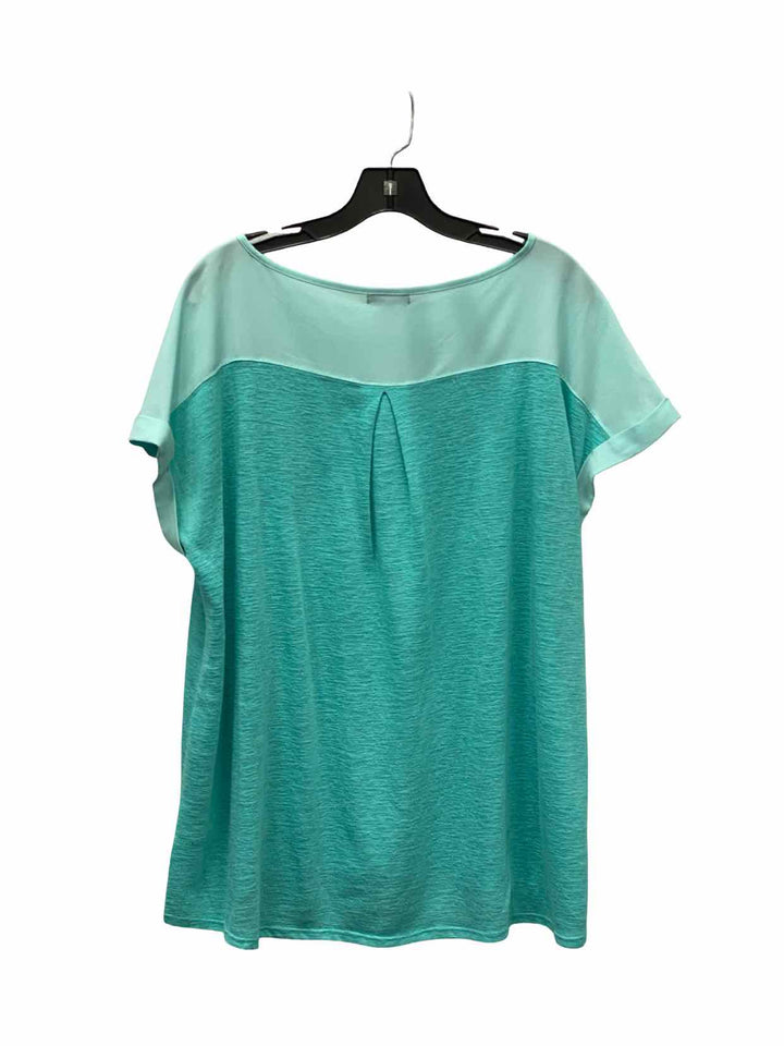 Calvin Klein Jeans Size XXL Turquoise Short Sleeve Shirts