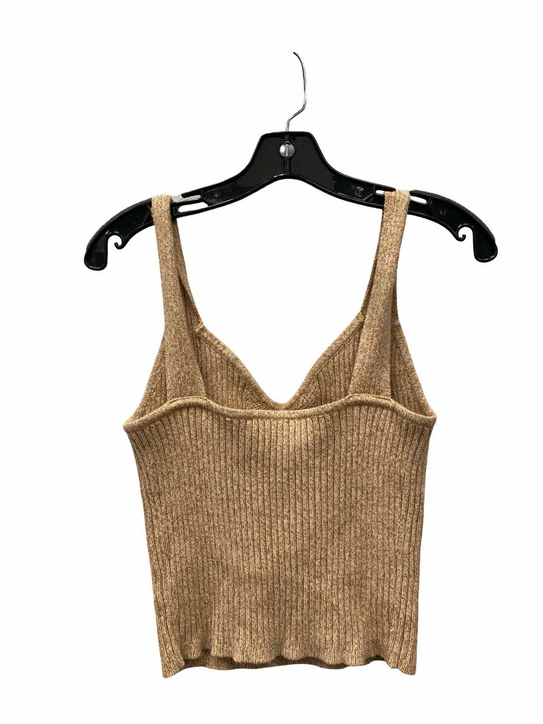 Express Size M Beige Knit Tank Top