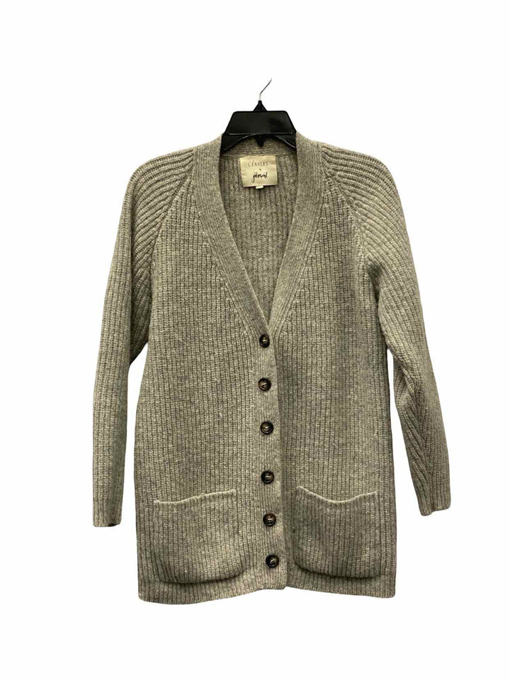 L'ENVERS Size S/M Grey 100% Spanish Wool Sweater