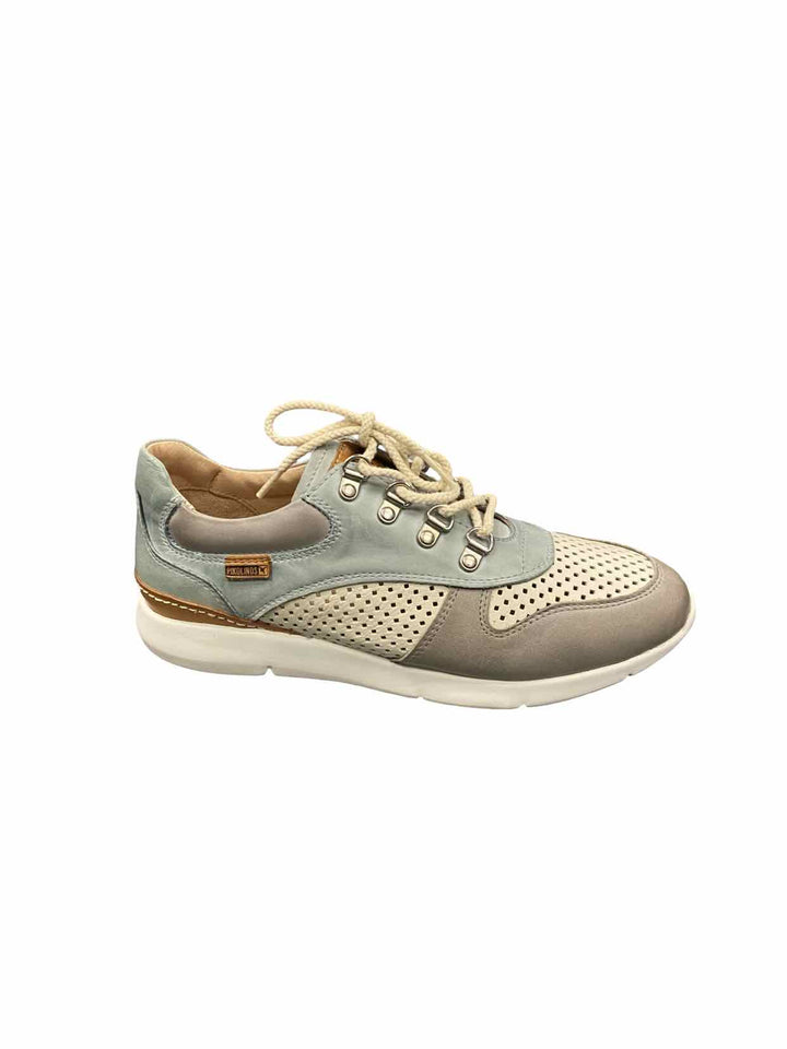 Pikolinos Shoe Size 40 Blue Grey Perforated Sneakers