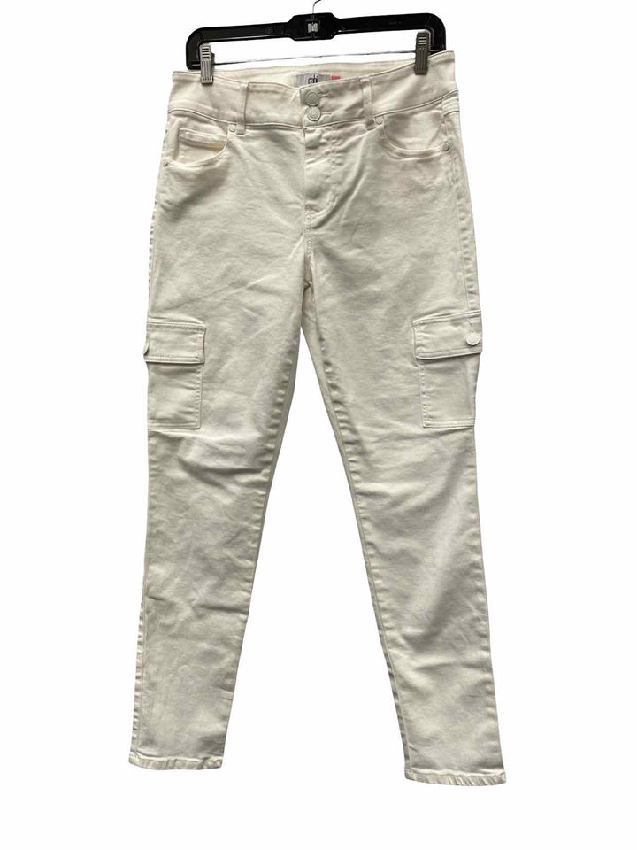 Cabi Size 8 White Jeans