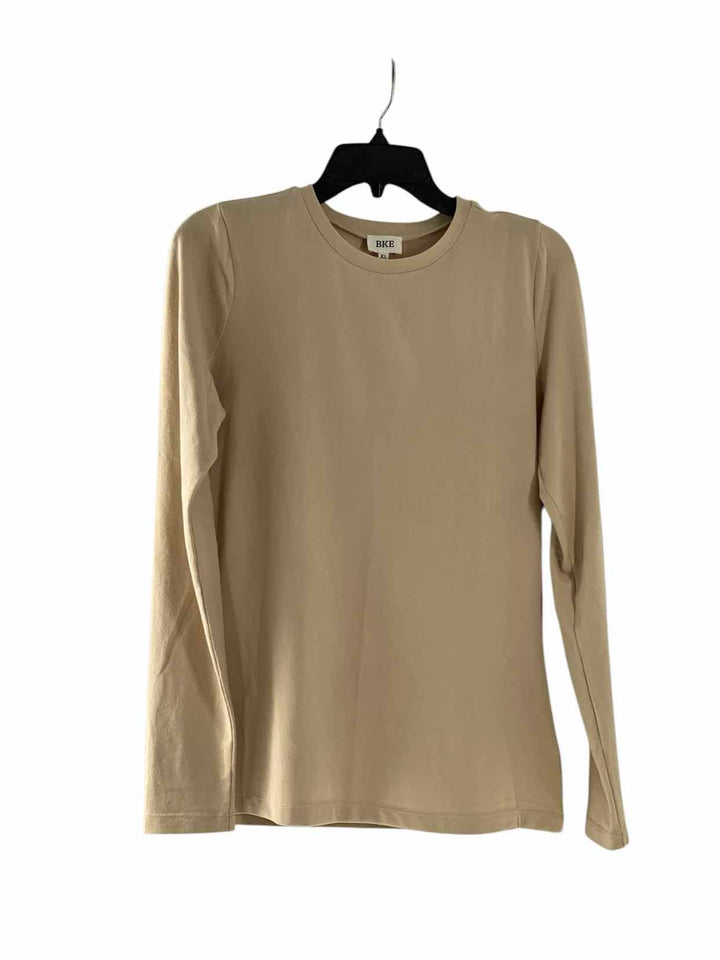 BKE Size XL Beige Long Sleeve Shirts