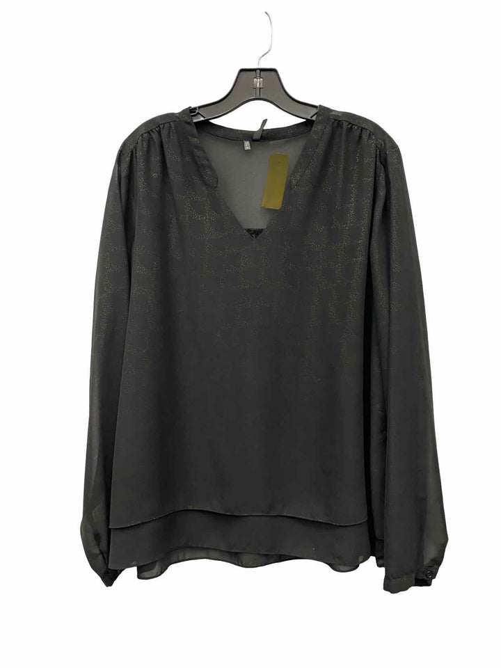 Maurices Size XXL Black Long Sleeve Shirts