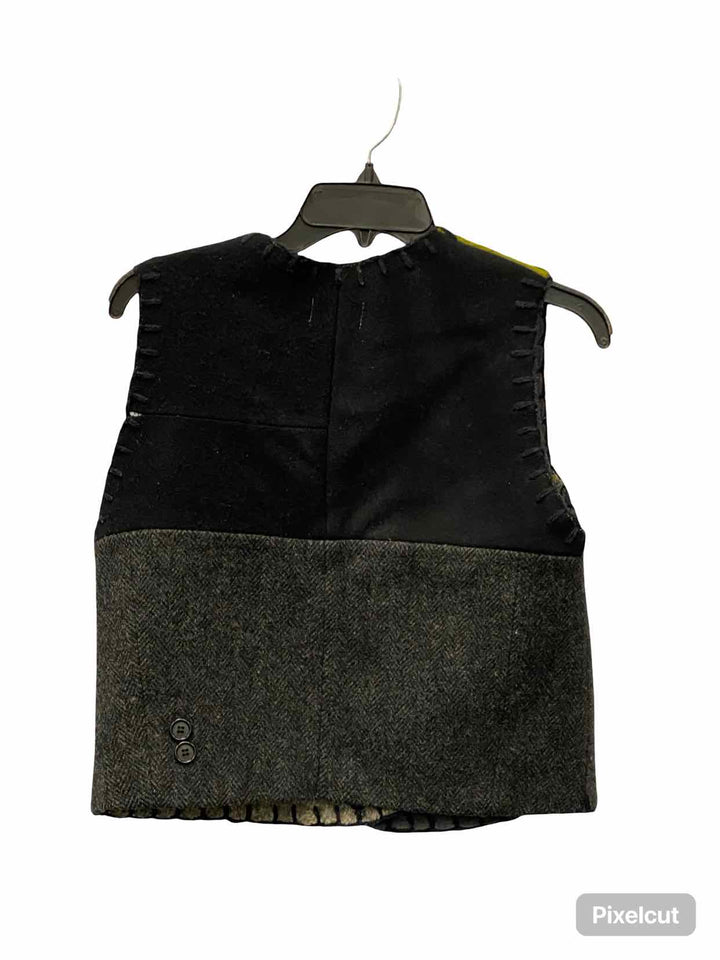 Baabaazuzu Size S Green Black Wool Sweater