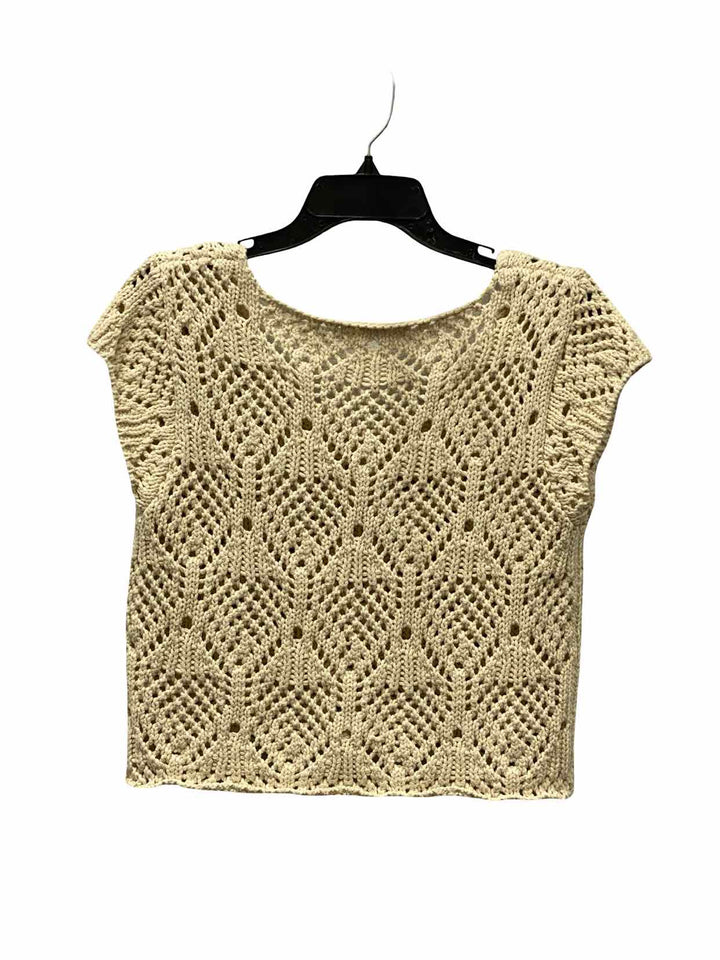 By Together Size L Beige Sweater