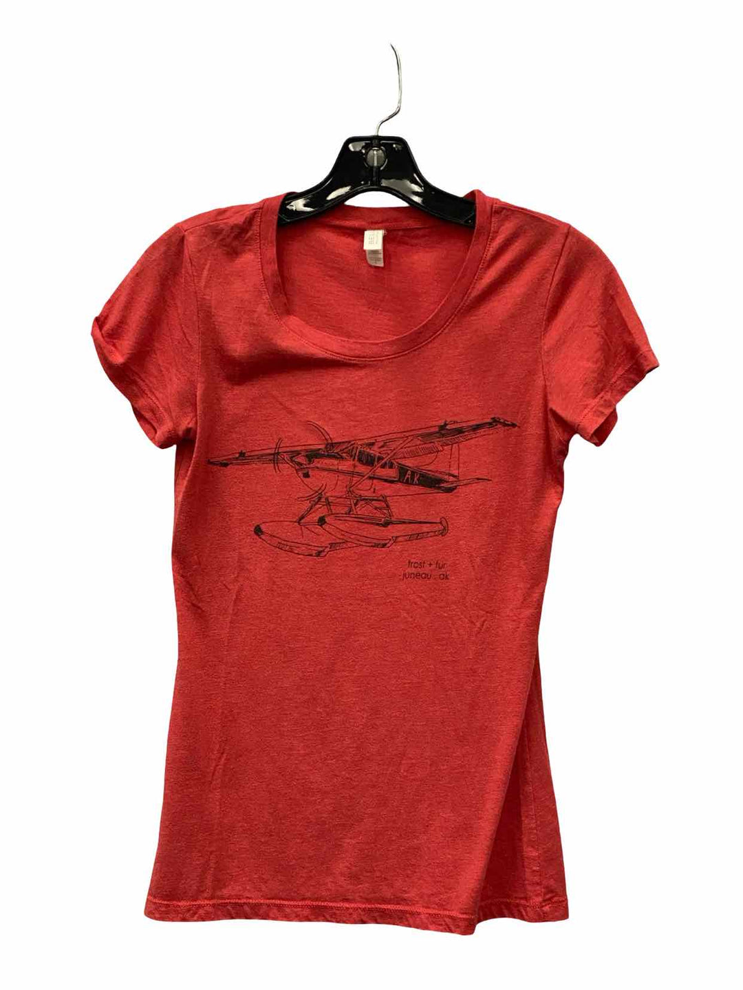 Bella + Canvas Size S Red Print T-shirt