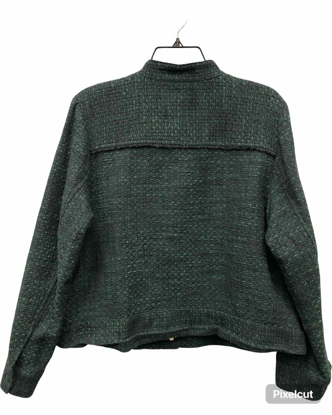 J Jill Size L Green Black Jacket
