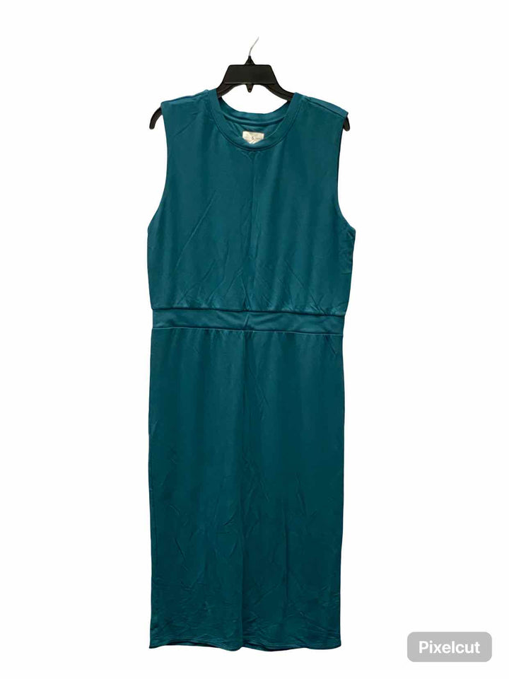 Lou & Gray Size L Green Dress