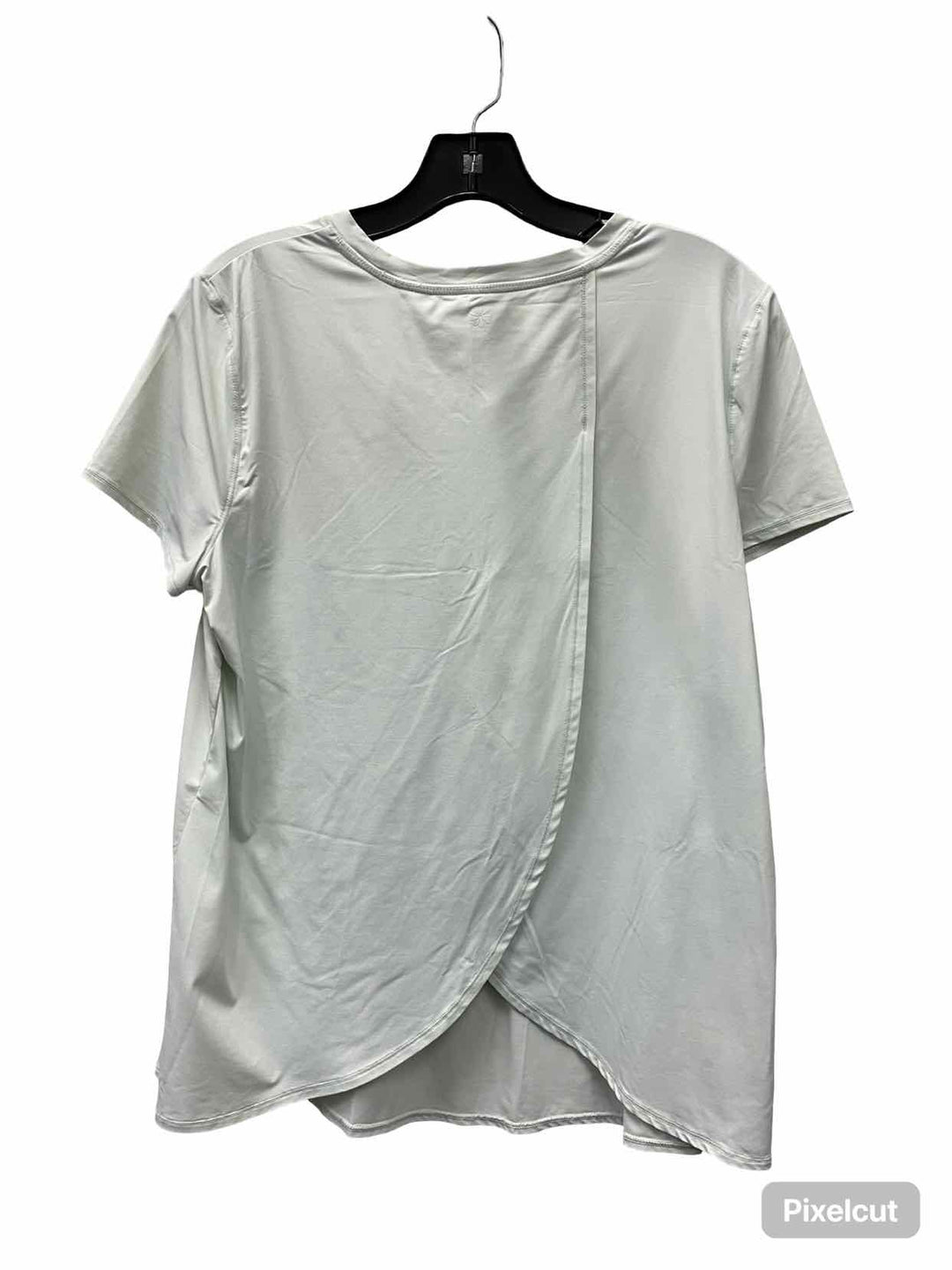 Athleta Size L Blue Athletic Short Sleeve