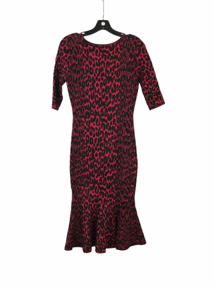Milly Size 4 Pink leapard Dress