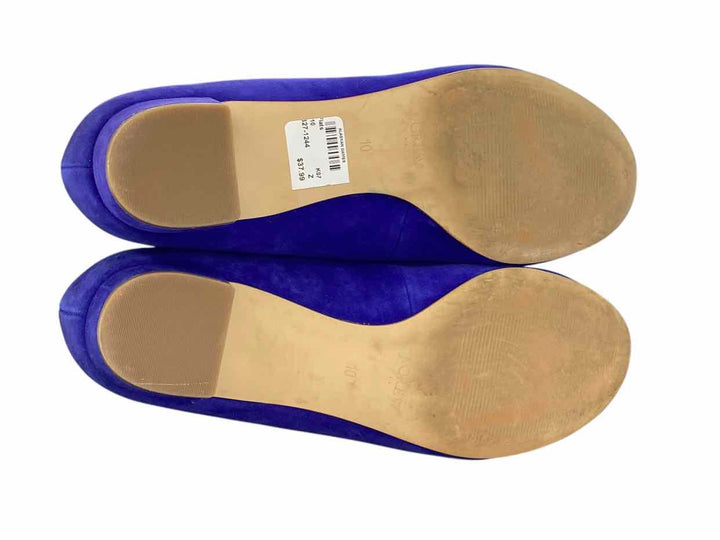 J Crew Shoe Size 10 Blue Suede Flats