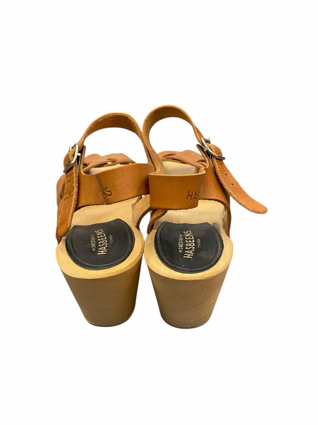 Hasbeens Shoe Size 40 Brown Wood Heels