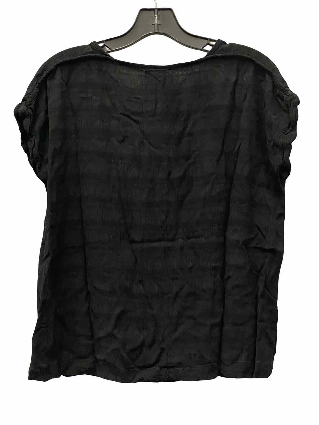Bobeau Size L Black Short Sleeve Shirts
