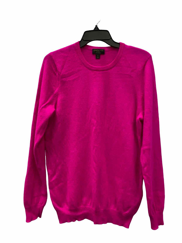 Charter Club Size L Pink Sweater
