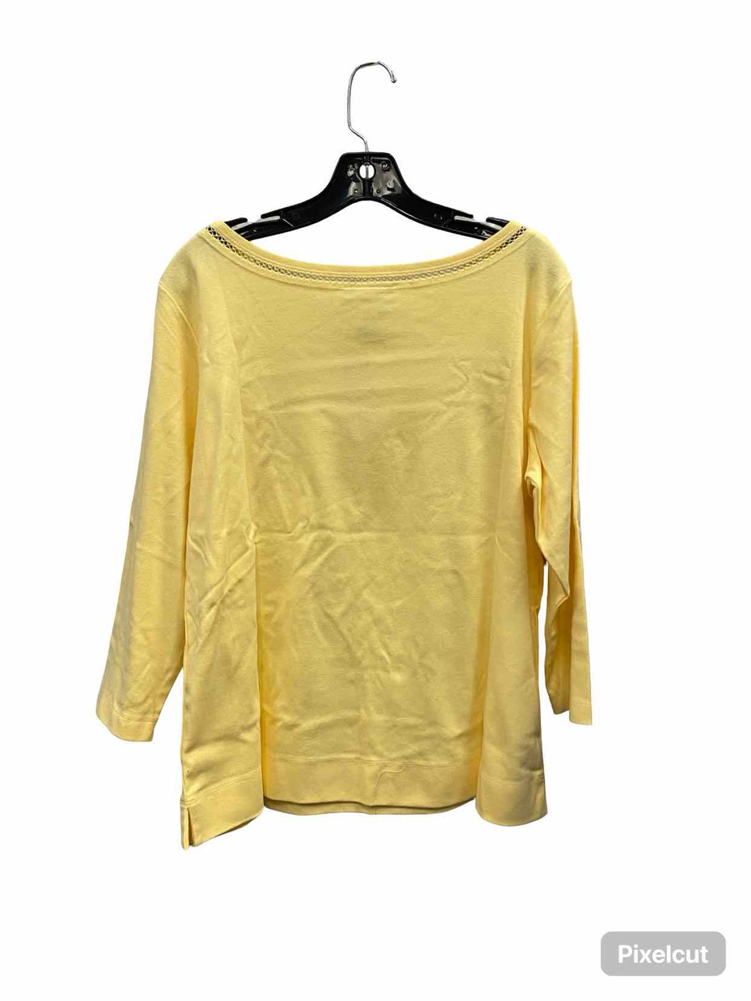 Appleseed's Size L Yellow 100% cotton Long Sleeve Shirts
