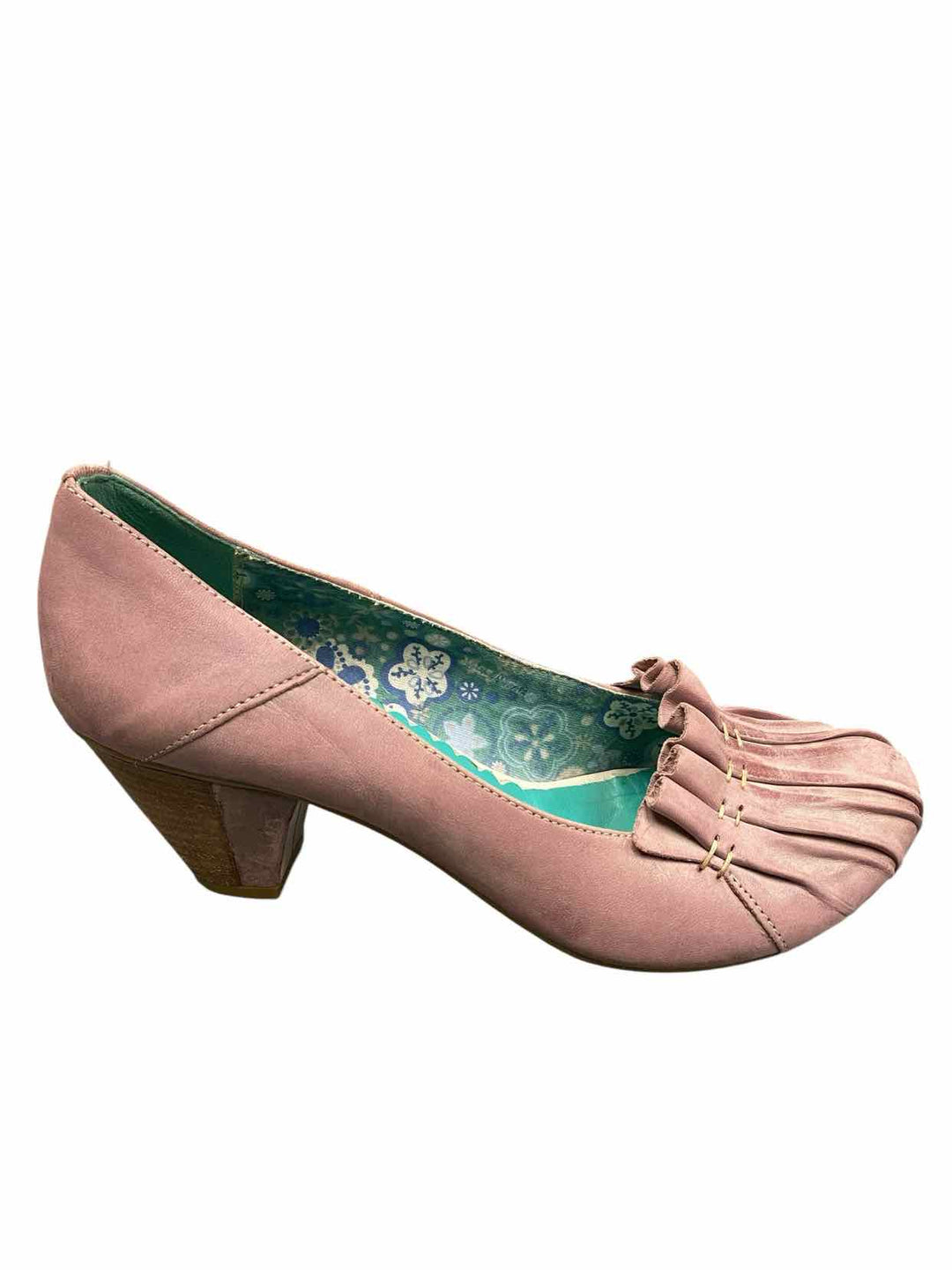 MJUS Shoe Size 39 Pink Leather Heels