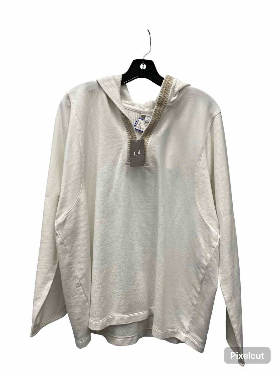 J Jill Size L Cream Beige NWT Sweatshirt