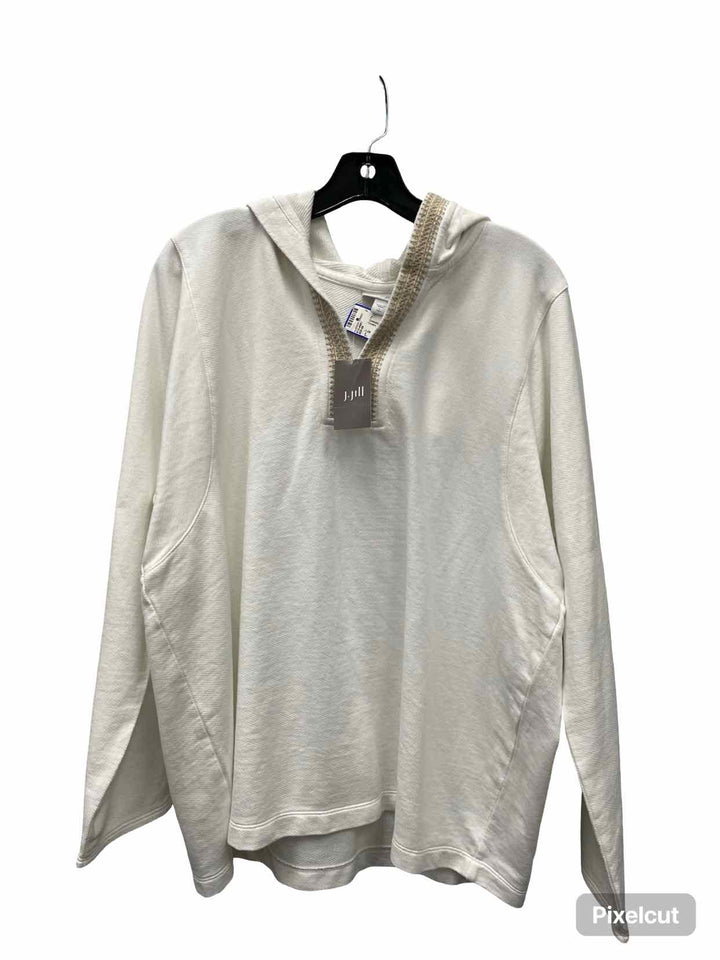 J Jill Size L Cream Beige NWT Sweatshirt