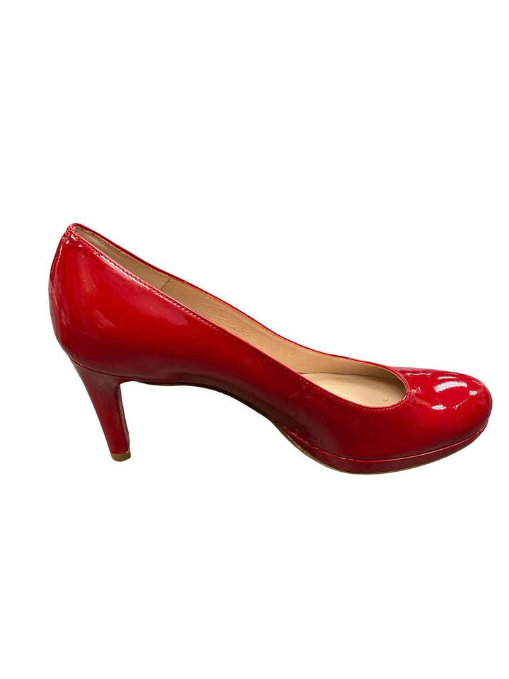 Stuart Weitzman Shoe Size 7 Red Patent Leather Heels