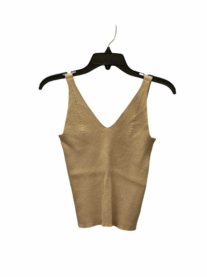 Society Amuse Size S Brown Tank Top
