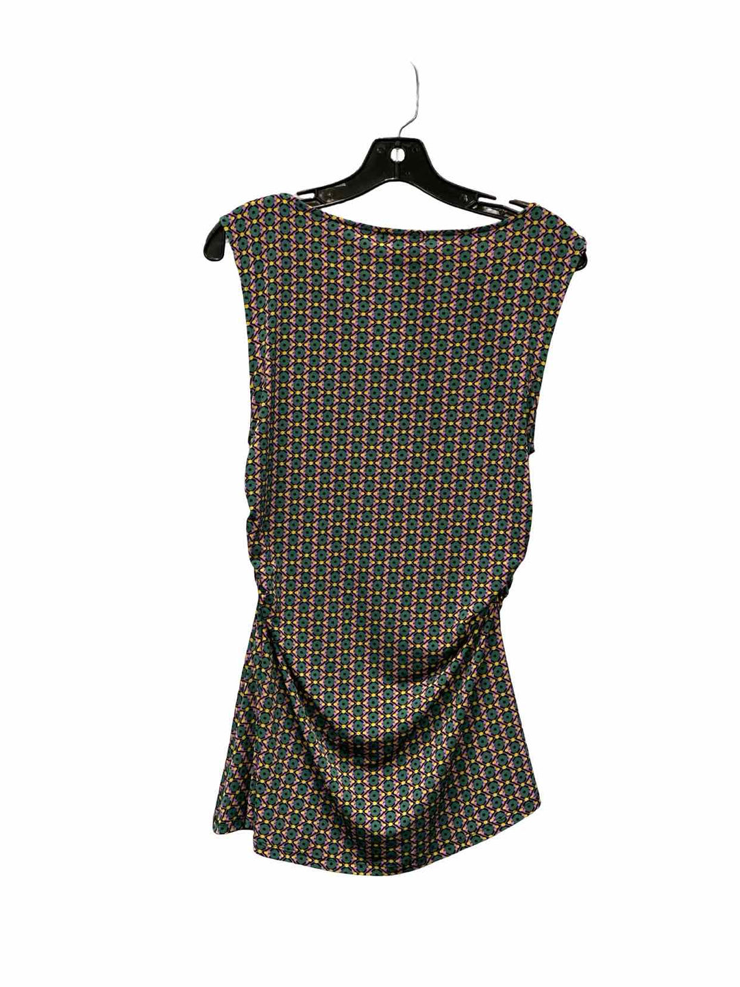 Halogen Size 1(S) Green Yellow Print Tank Top