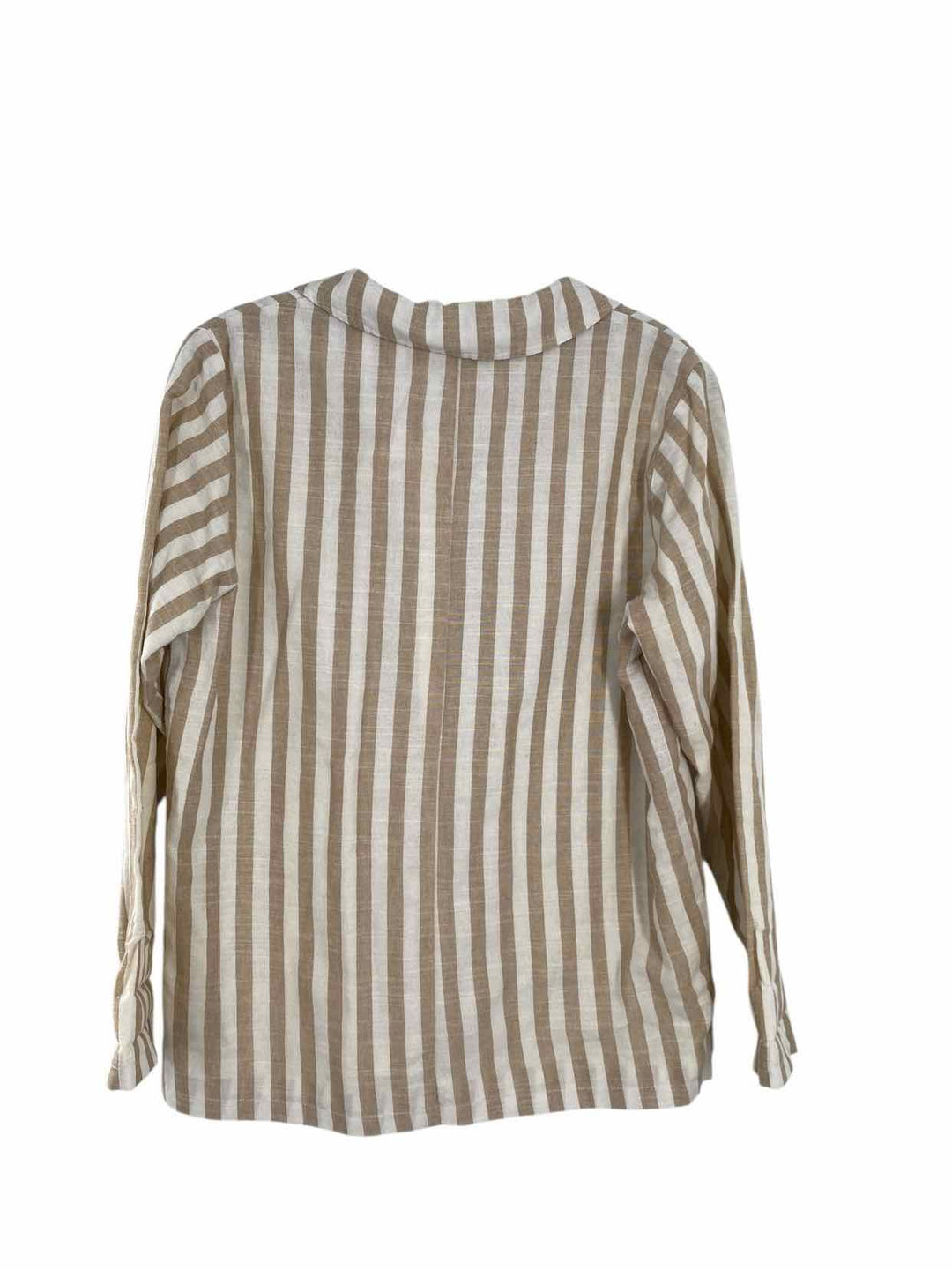 Very J Size S Brown White Striped Blazer